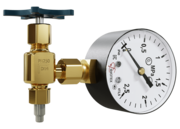 Клапан запорный манометрический CADUCEUS