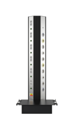 Настенная вертикальная медицинская консоль CADUCEUS CS07